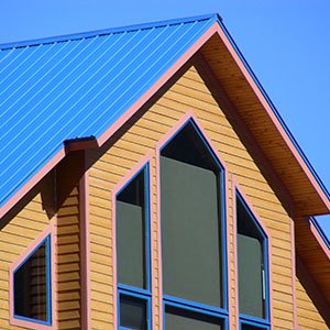 House with Metal Roof